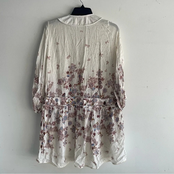 Poupette St Barth White Dress with Multicolor Floral Print 33341 - Picture 3 of 7